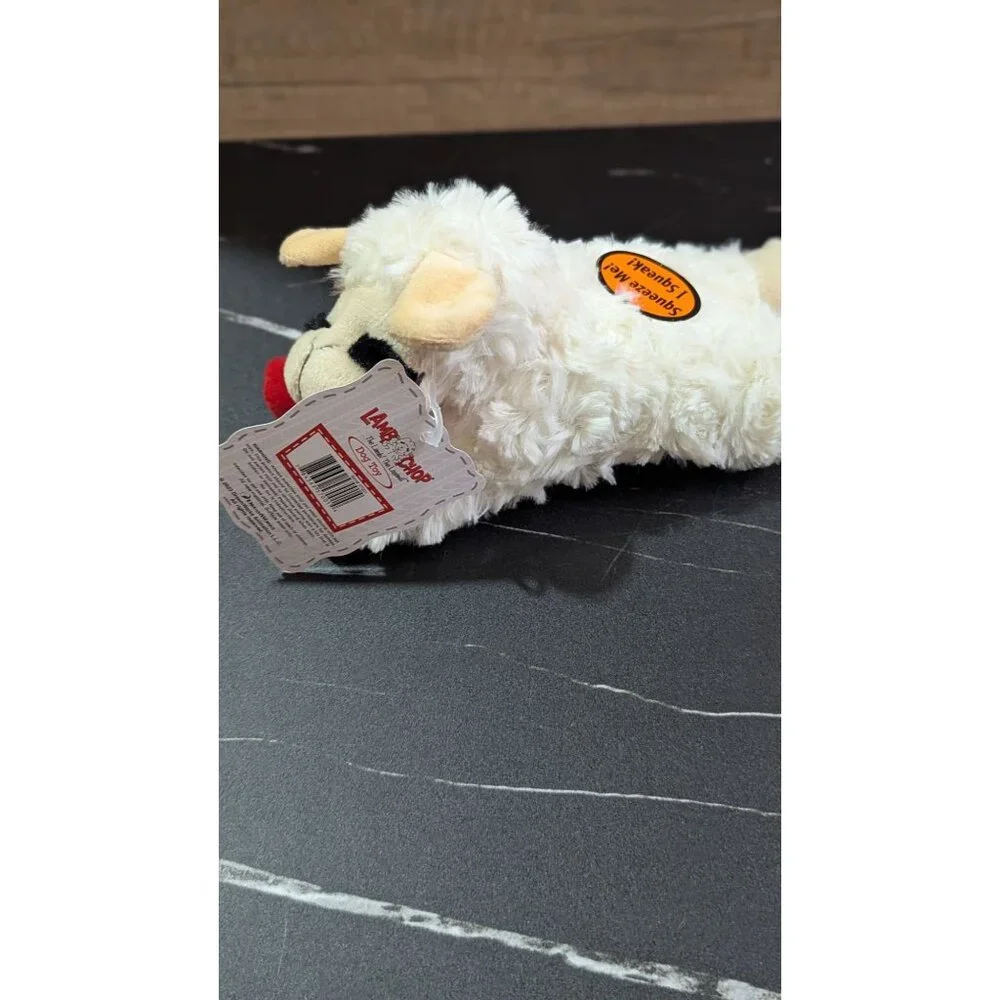 Lamb Chop Plush Dog Toy With‎ Squeaker Soft & Cuddly By DreamWorks New With Tags